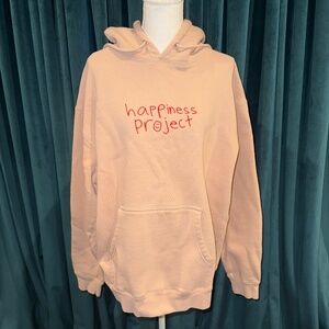 Pink and Red Happiness Project Hoodie Large